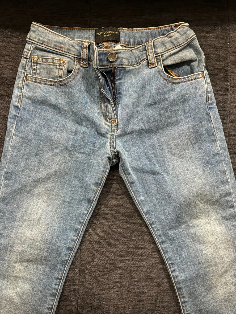 Dolce & Gabbana Light Wash Skinny Jeans - Faded Blue